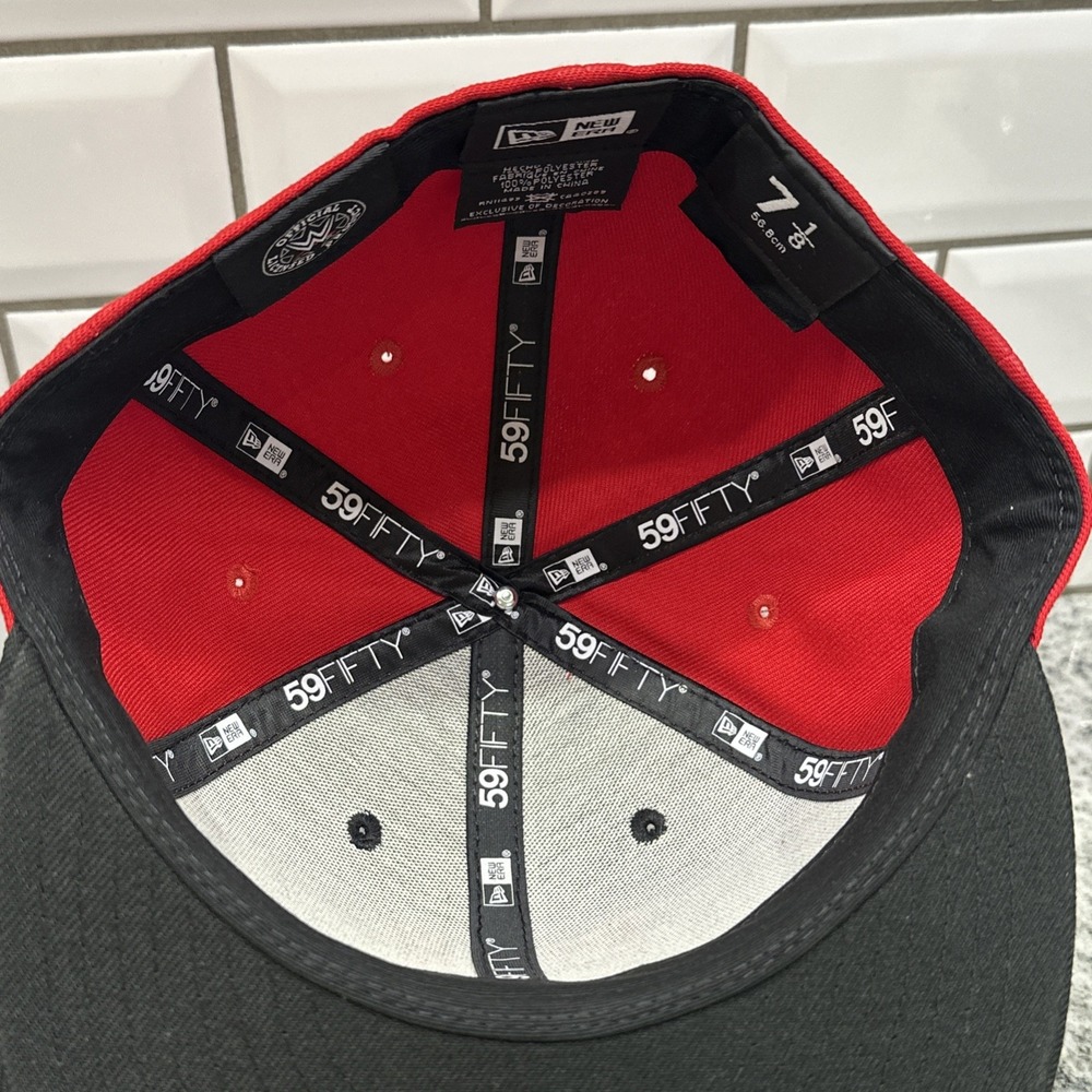 New Era WWE NXT "Finn Balor" The Demon‎ 59FIFTY Trucker Snapback Hat 7-1/8 RARE - Picture 6 of 11